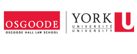 Logos of Osgoode Hall Law School and York University